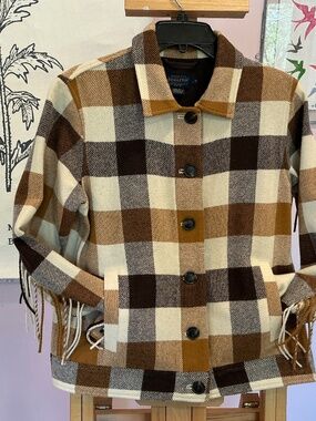Pendleton fringe jacket